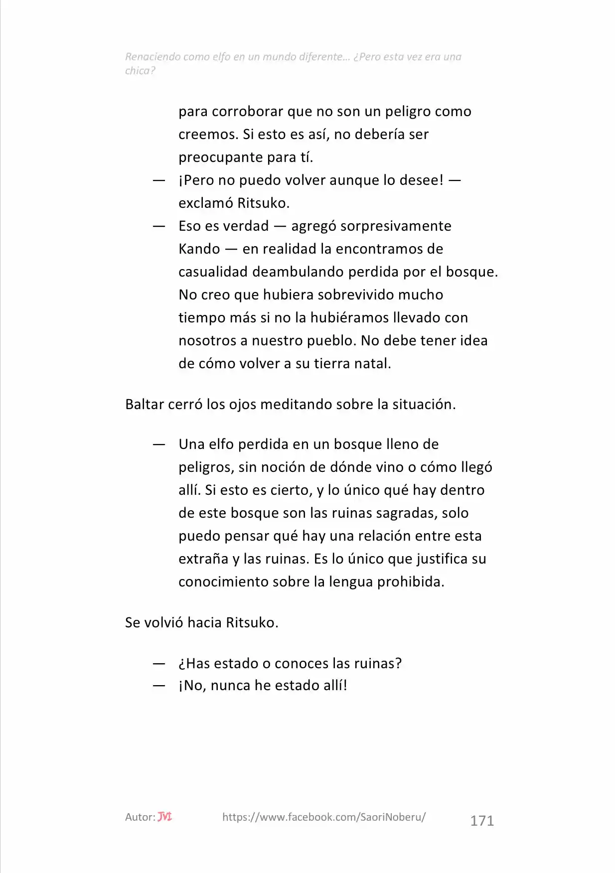 Renaciendo como elfo en un mundo diferente… ¿Pero esta vez era una chica? (2017) - Capítulo 15 - Página 4 - LectorTMOo