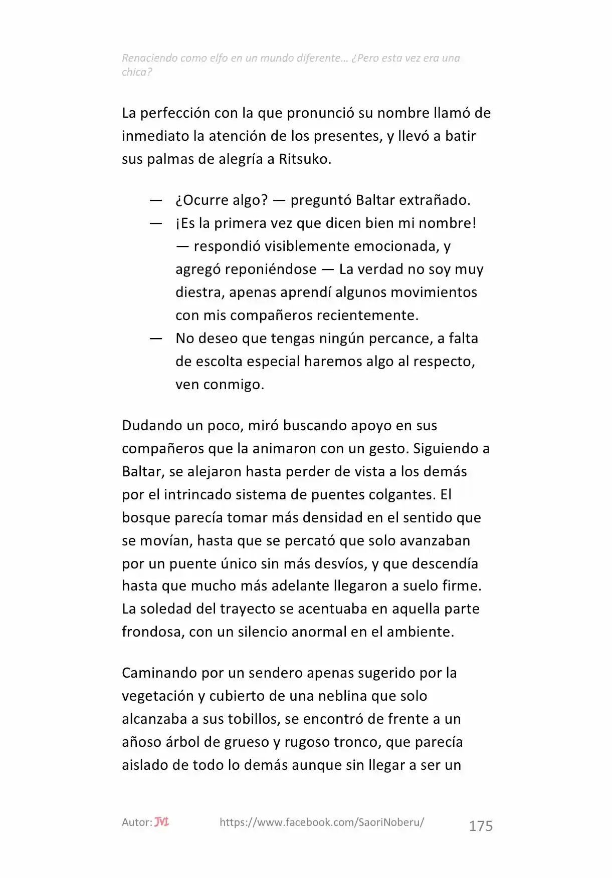 Renaciendo como elfo en un mundo diferente… ¿Pero esta vez era una chica? (2017) - Capítulo 15 - Página 8 - LectorTMOo