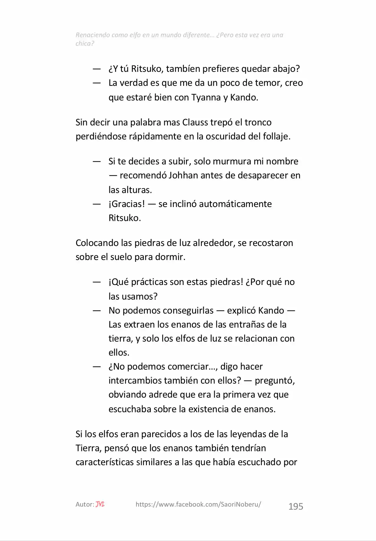 Renaciendo como elfo en un mundo diferente… ¿Pero esta vez era una chica? (2017) - Capítulo 16 - Página 14 - LectorTMOo