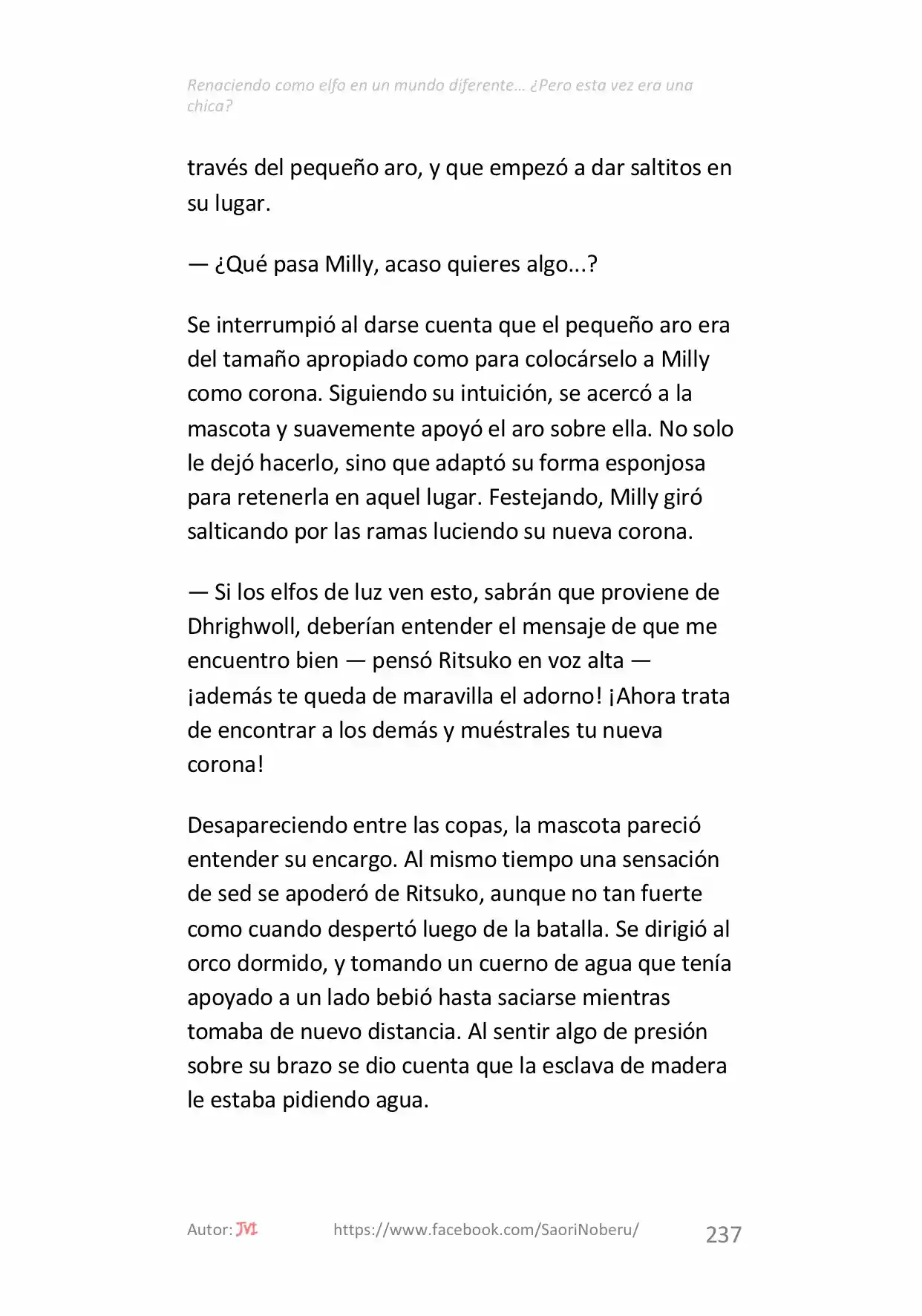 Renaciendo como elfo en un mundo diferente… ¿Pero esta vez era una chica? (2017) - Capítulo 19 - Página 4 - LectorTMOo