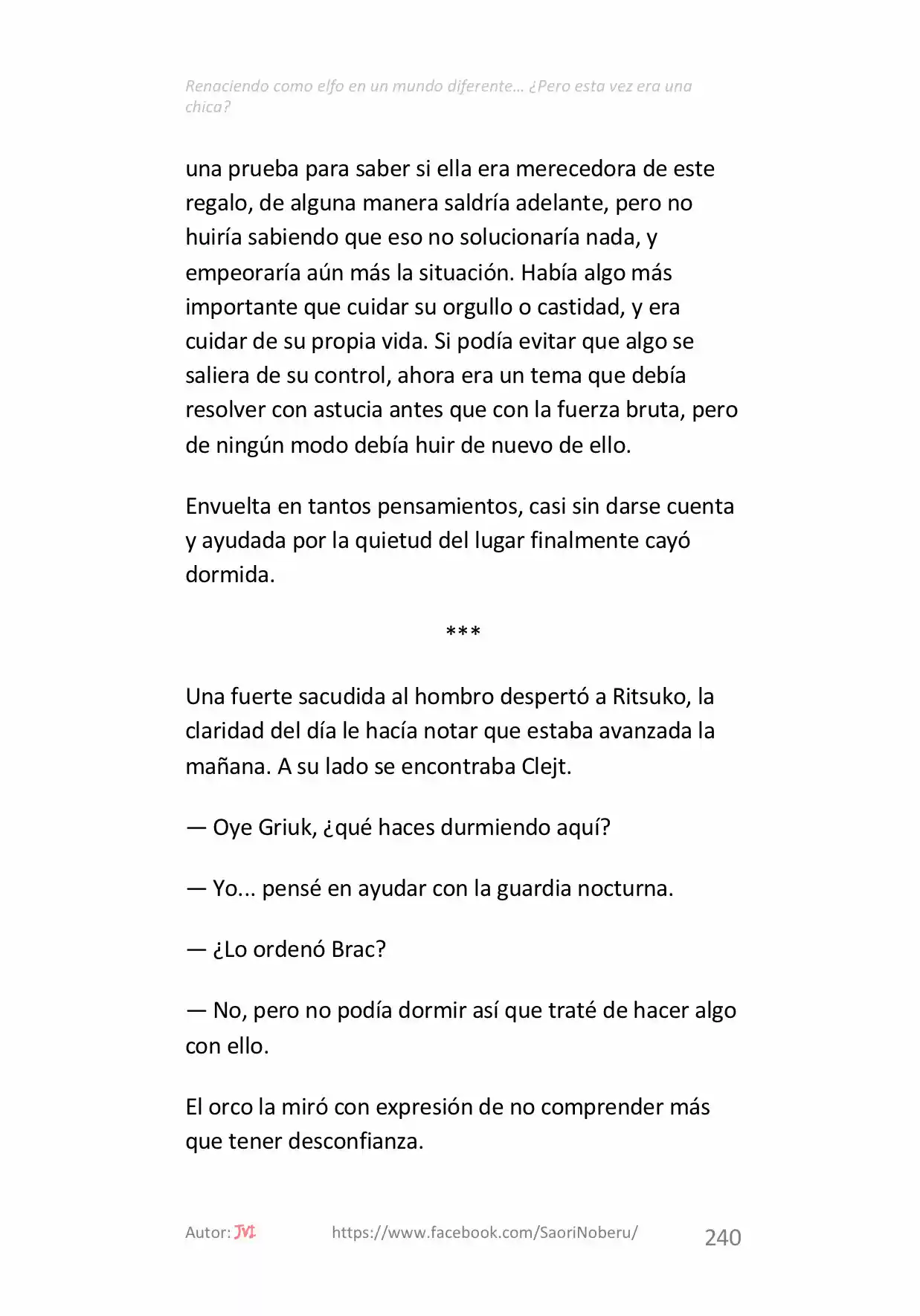 Renaciendo como elfo en un mundo diferente… ¿Pero esta vez era una chica? (2017) - Capítulo 19 - Página 7 - LectorTMOo