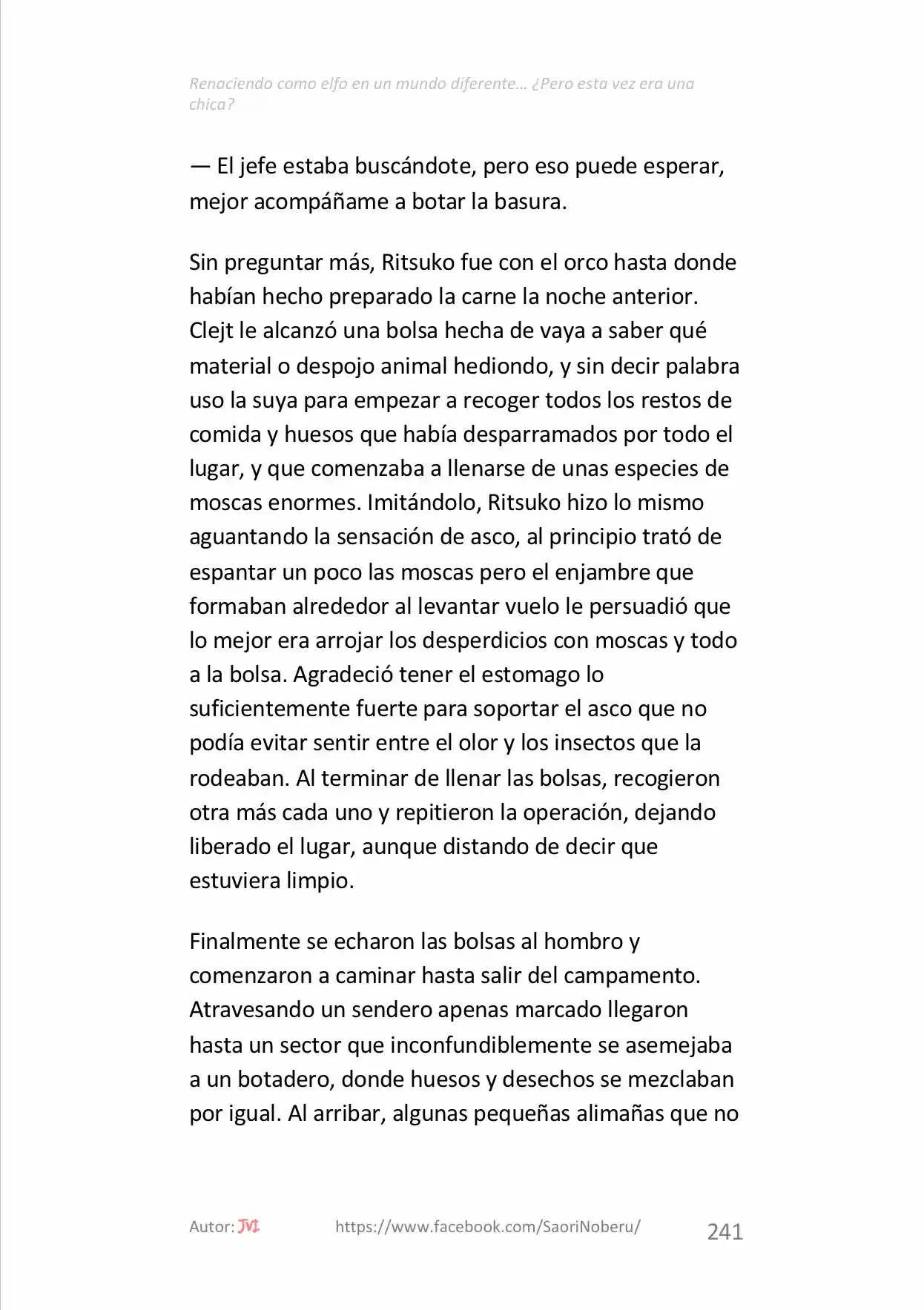 Renaciendo como elfo en un mundo diferente… ¿Pero esta vez era una chica? (2017) - Capítulo 19 - Página 8 - LectorTMOo