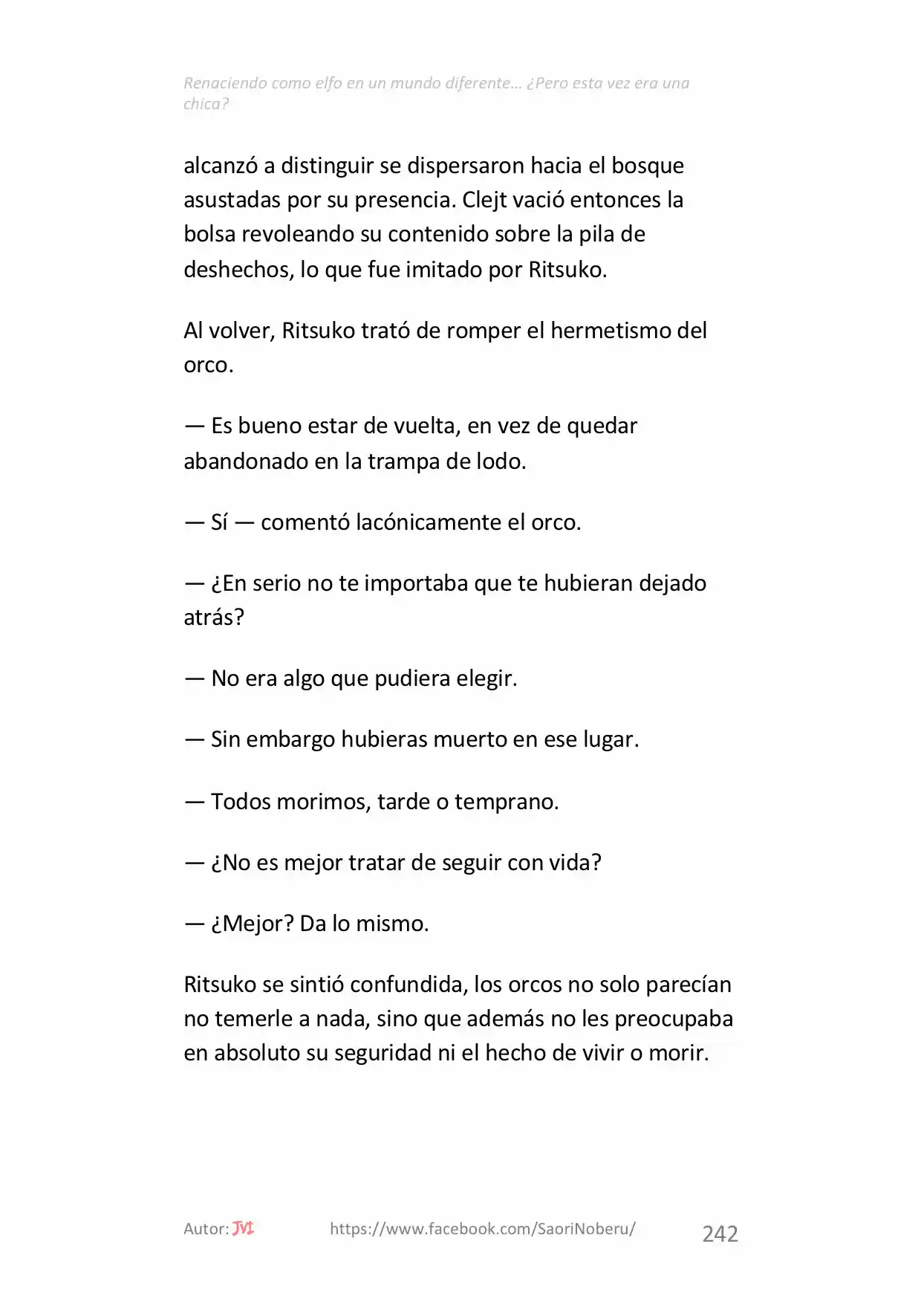Renaciendo como elfo en un mundo diferente… ¿Pero esta vez era una chica? (2017) - Capítulo 19 - Página 9 - LectorTMOo