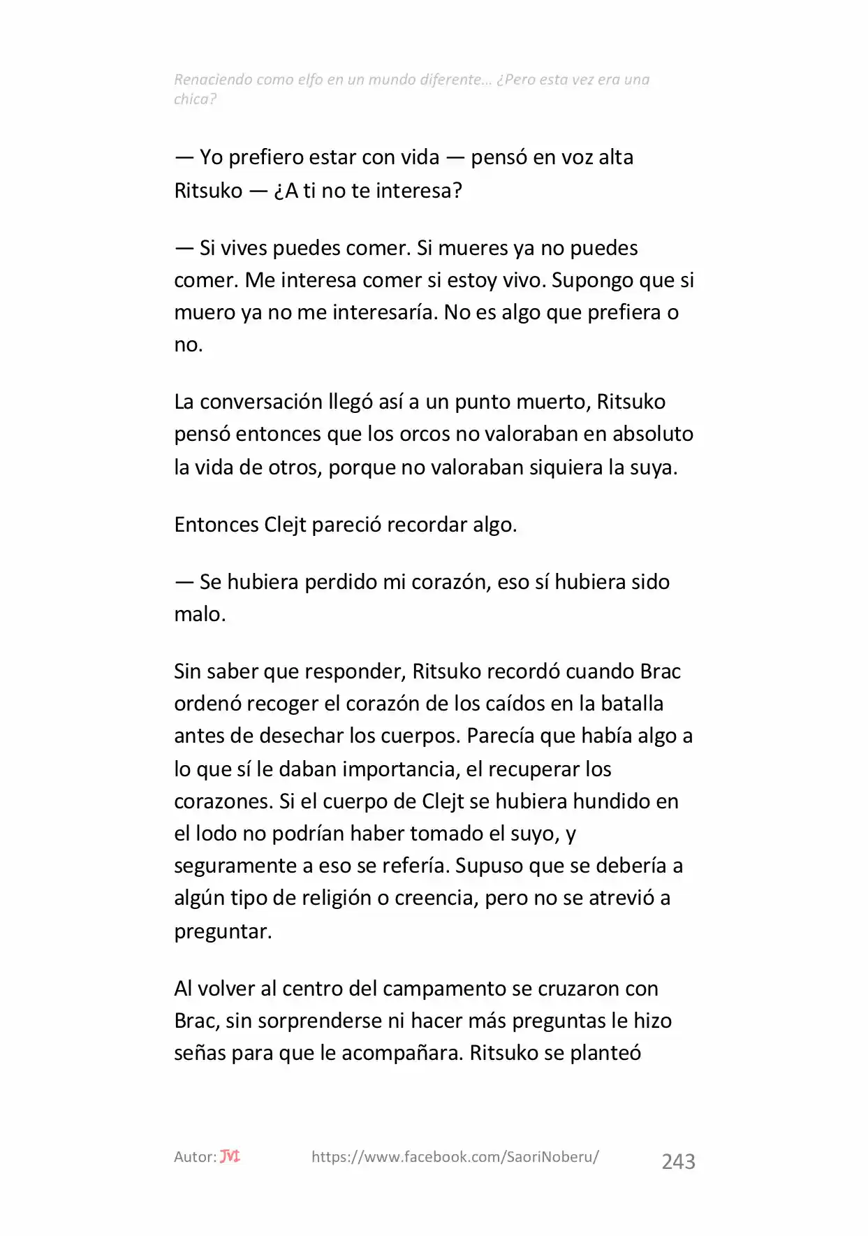 Renaciendo como elfo en un mundo diferente… ¿Pero esta vez era una chica? (2017) - Capítulo 19 - Página 10 - LectorTMOo