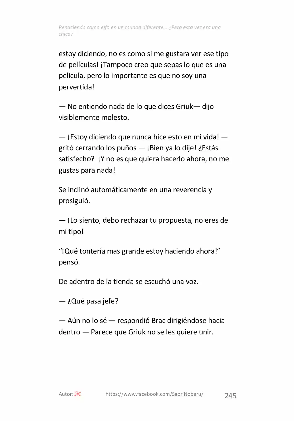Renaciendo como elfo en un mundo diferente… ¿Pero esta vez era una chica? (2017) - Capítulo 19 - Página 12 - LectorTMOo