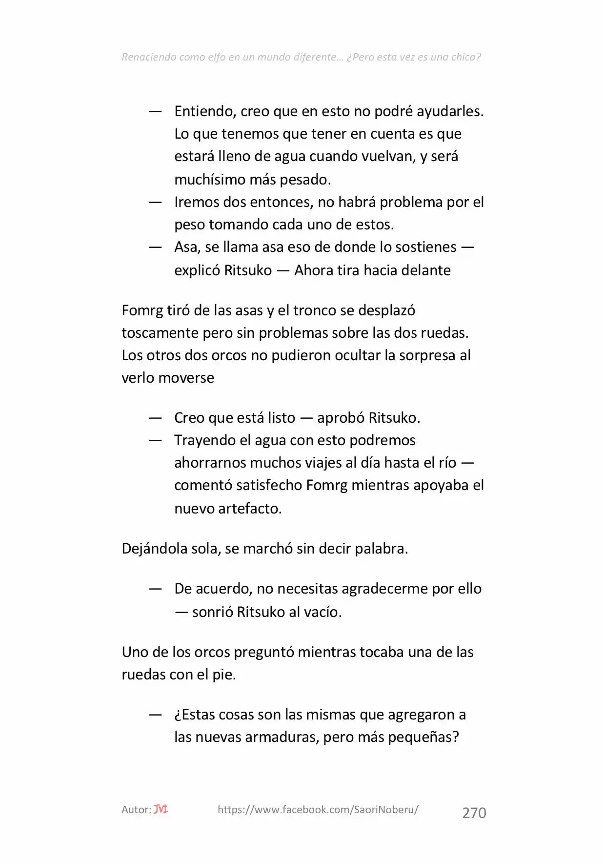 Renaciendo como elfo en un mundo diferente… ¿Pero esta vez era una chica? (2017) - Capítulo 21 - Página 6 - LectorTMOo