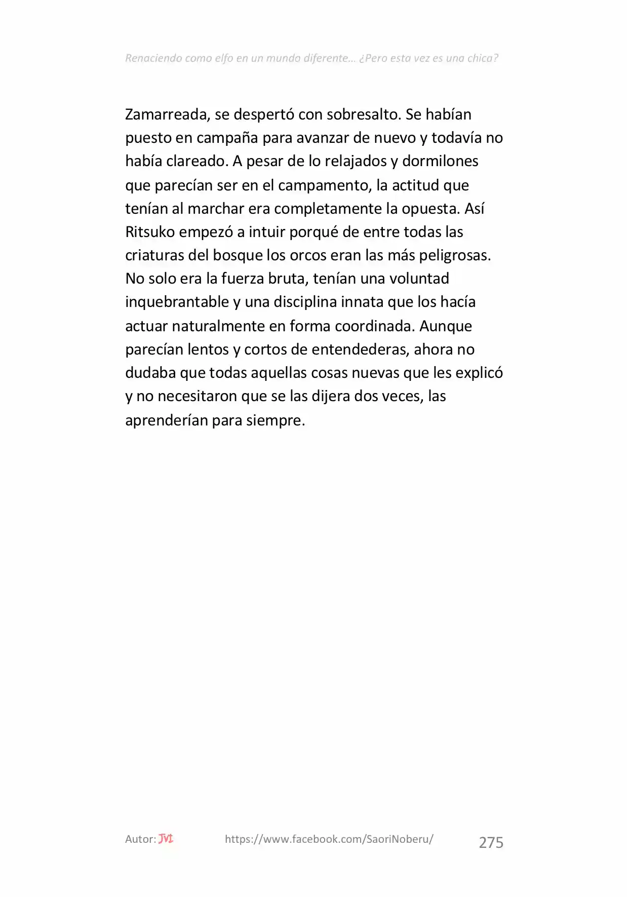 Renaciendo como elfo en un mundo diferente… ¿Pero esta vez era una chica? (2017) - Capítulo 21 - Página 11 - LectorTMOo