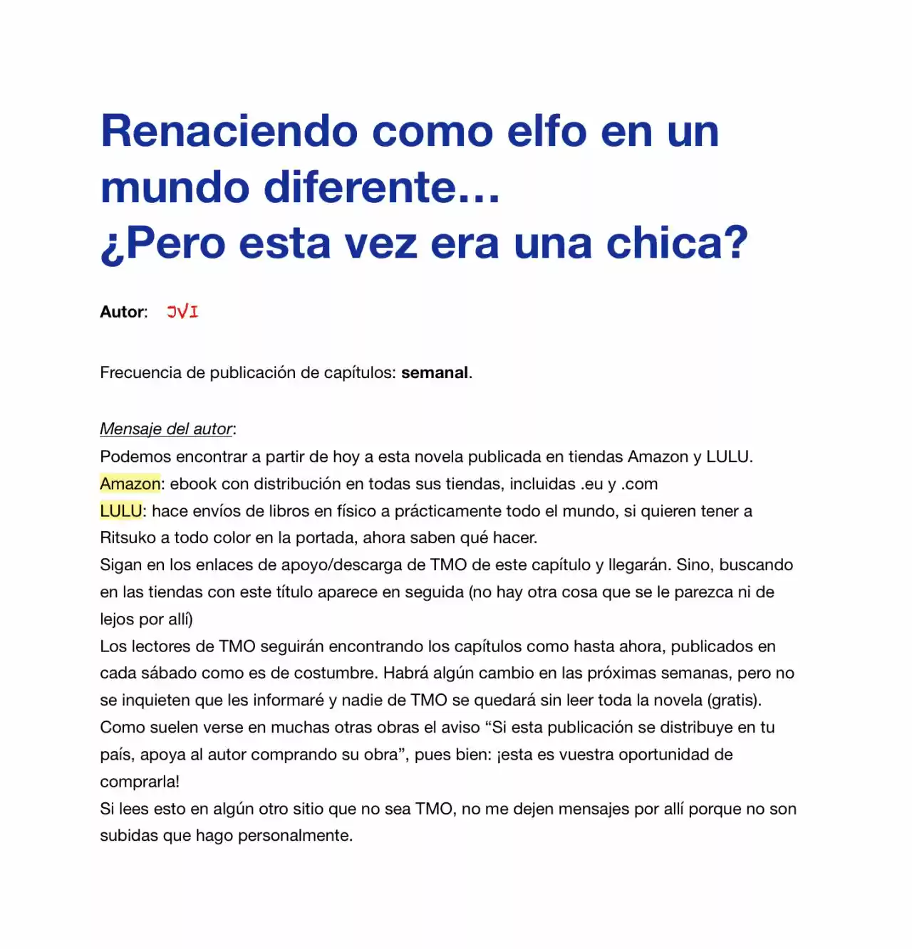 Renaciendo como elfo en un mundo diferente… ¿Pero esta vez era una chica? (2017) - Capítulo 22 - Página 18 - LectorTMOo