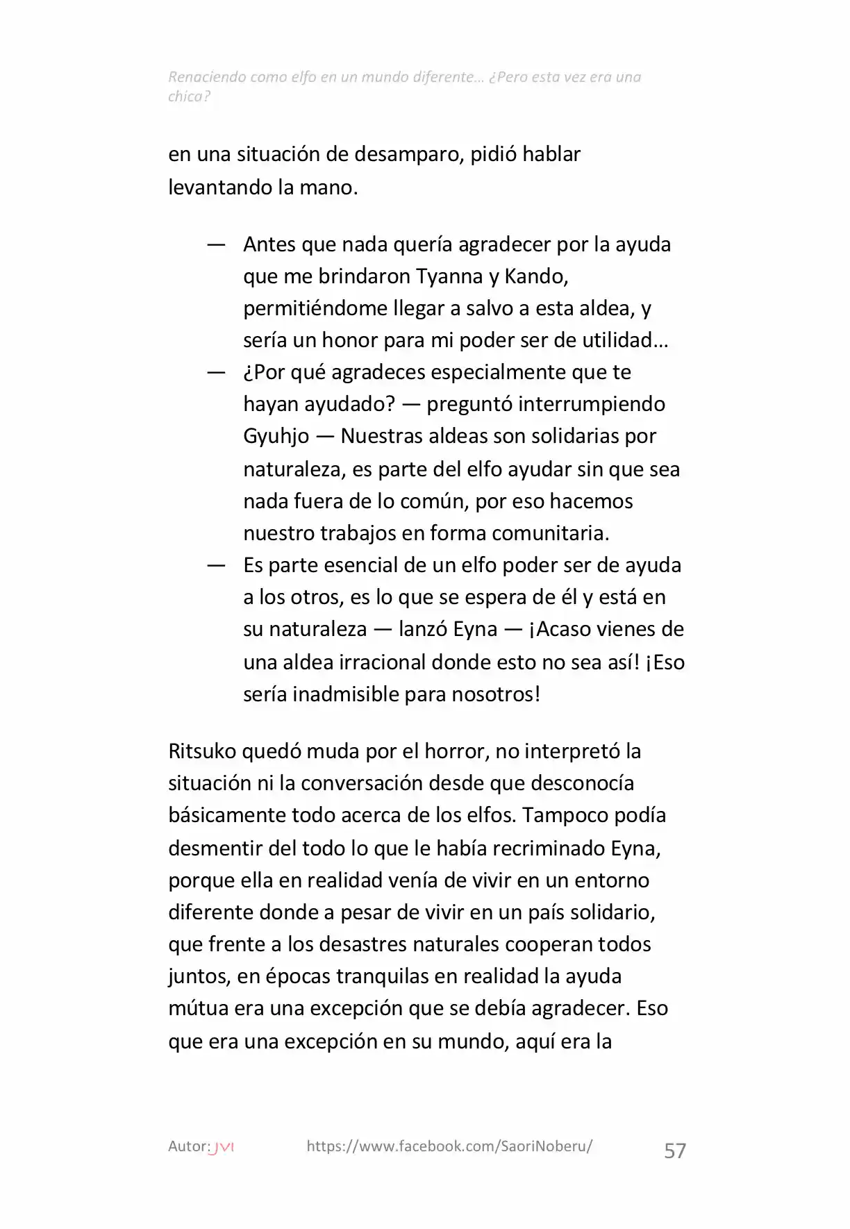 Renaciendo como elfo en un mundo diferente… ¿Pero esta vez era una chica? (2017) - Capítulo 5 - Página 4 - LectorTMOo