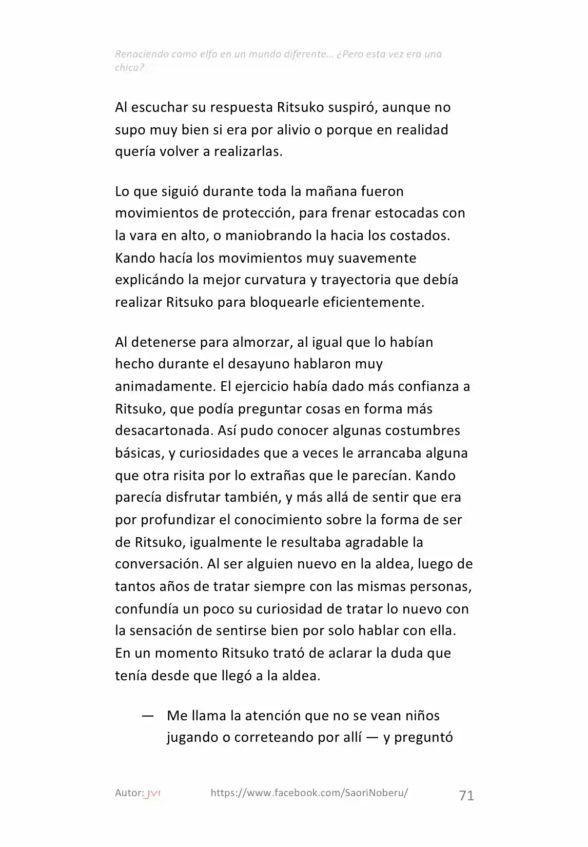 Renaciendo como elfo en un mundo diferente… ¿Pero esta vez era una chica? (2017) - Capítulo 6 - Página 7 - LectorTMOo