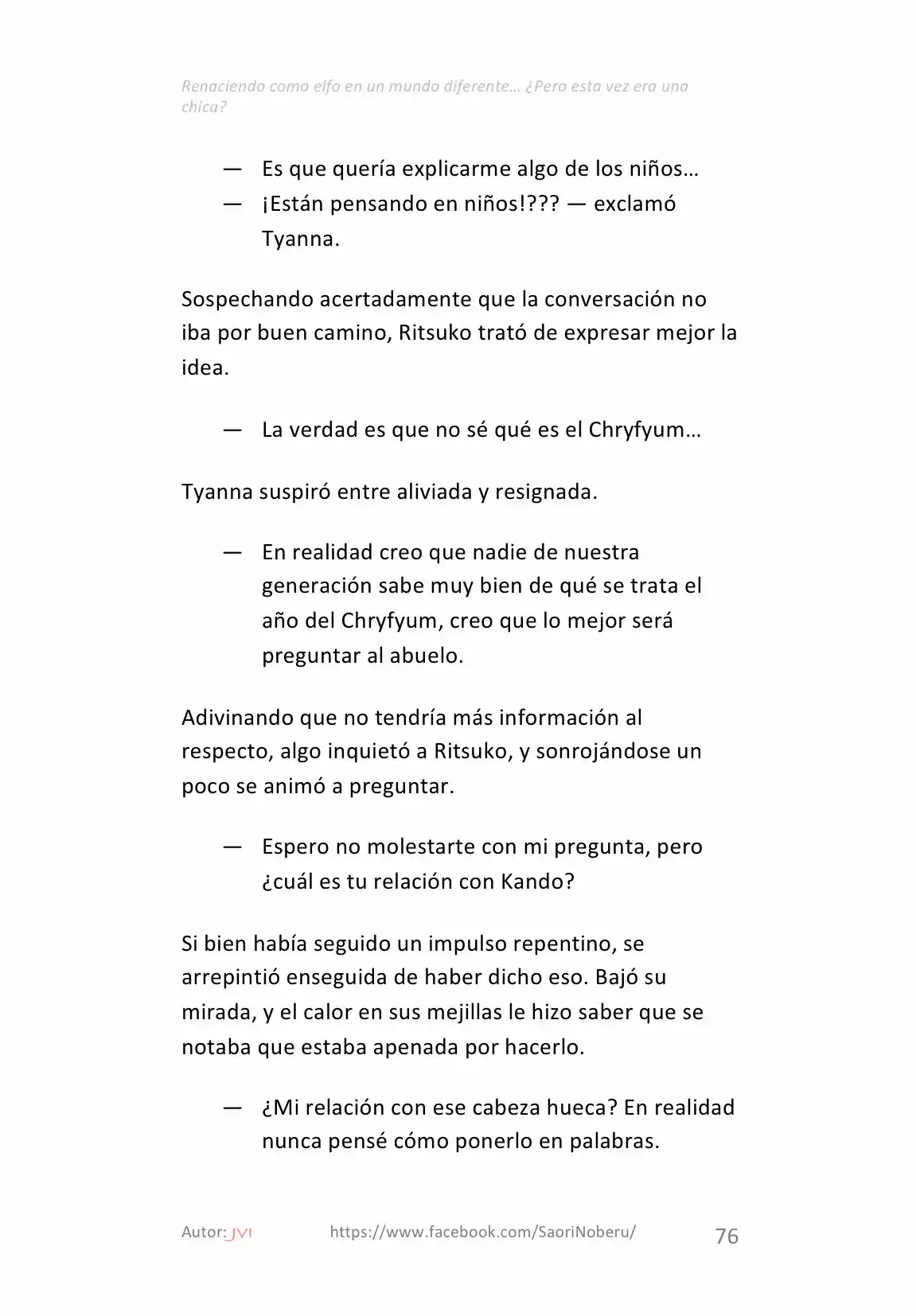 Renaciendo como elfo en un mundo diferente… ¿Pero esta vez era una chica? (2017) - Capítulo 6 - Página 12 - LectorTMOo