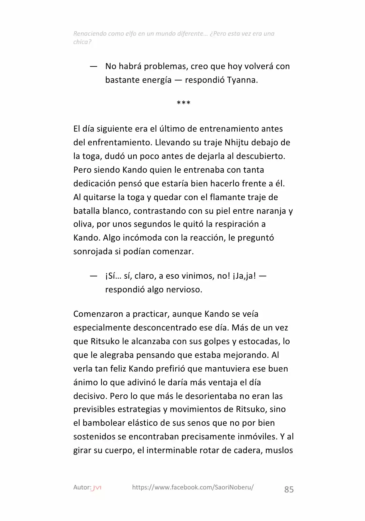 Renaciendo como elfo en un mundo diferente… ¿Pero esta vez era una chica? (2017) - Capítulo 7.1 - Página 7 - LectorTMOo