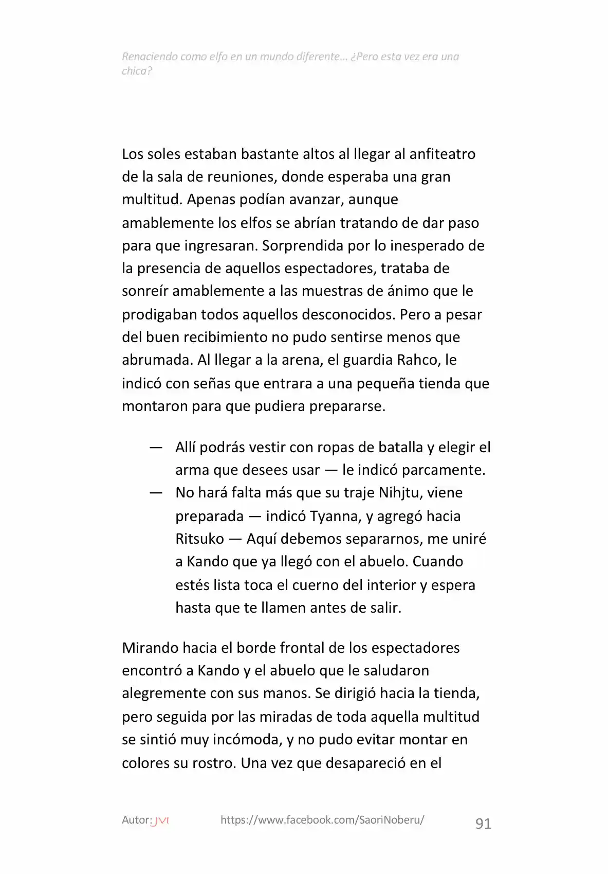 Renaciendo como elfo en un mundo diferente… ¿Pero esta vez era una chica? (2017) - Capítulo 8 - Página 5 - LectorTMOo