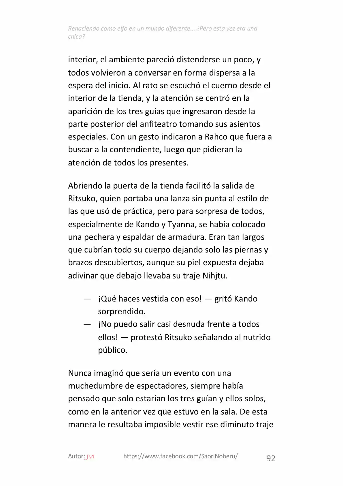 Renaciendo como elfo en un mundo diferente… ¿Pero esta vez era una chica? (2017) - Capítulo 8 - Página 6 - LectorTMOo