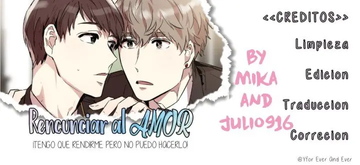 Renunciar Al Amor (2018) - Capítulo 13 - Página 1 - LectorTMOo