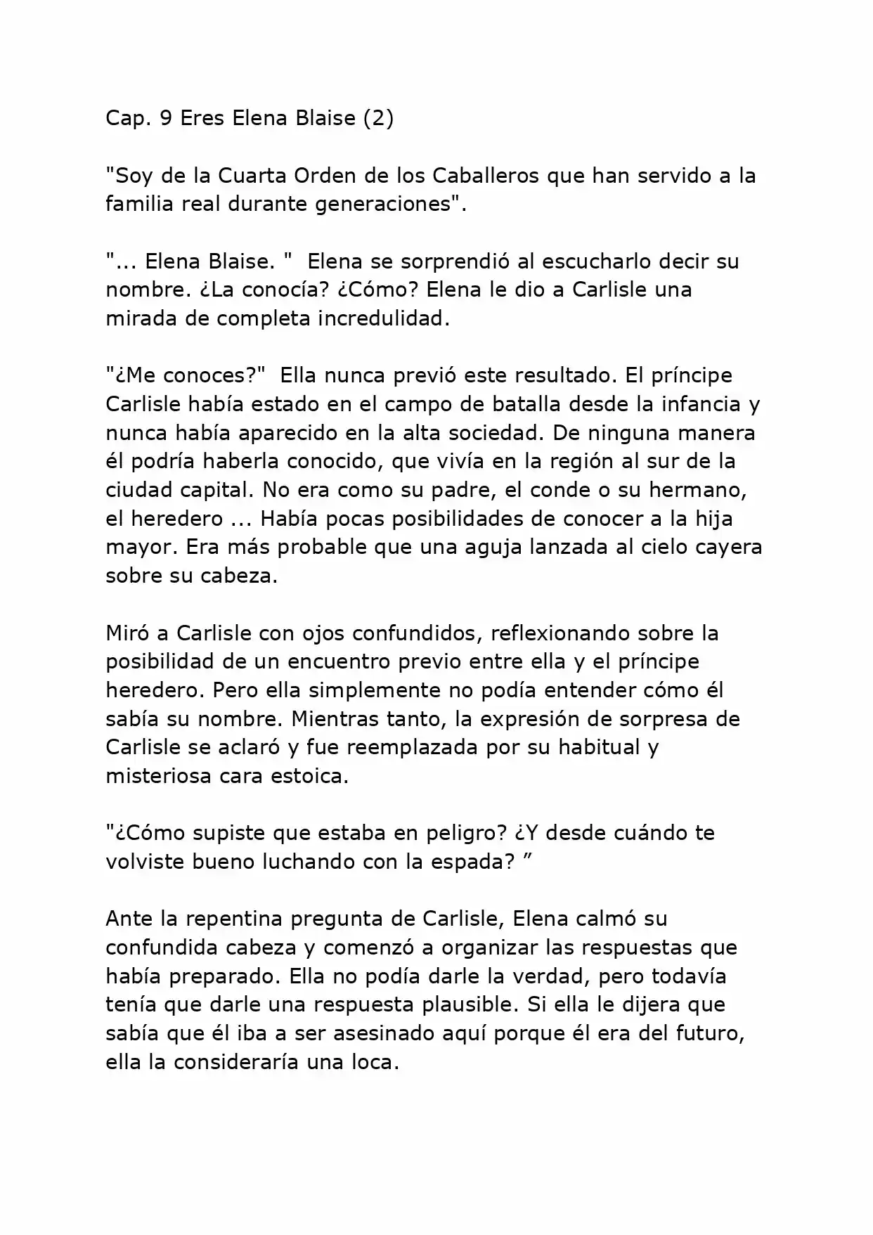 return of the female knight (2019) - Capítulo 9 - Página 1 - LectorTMOo