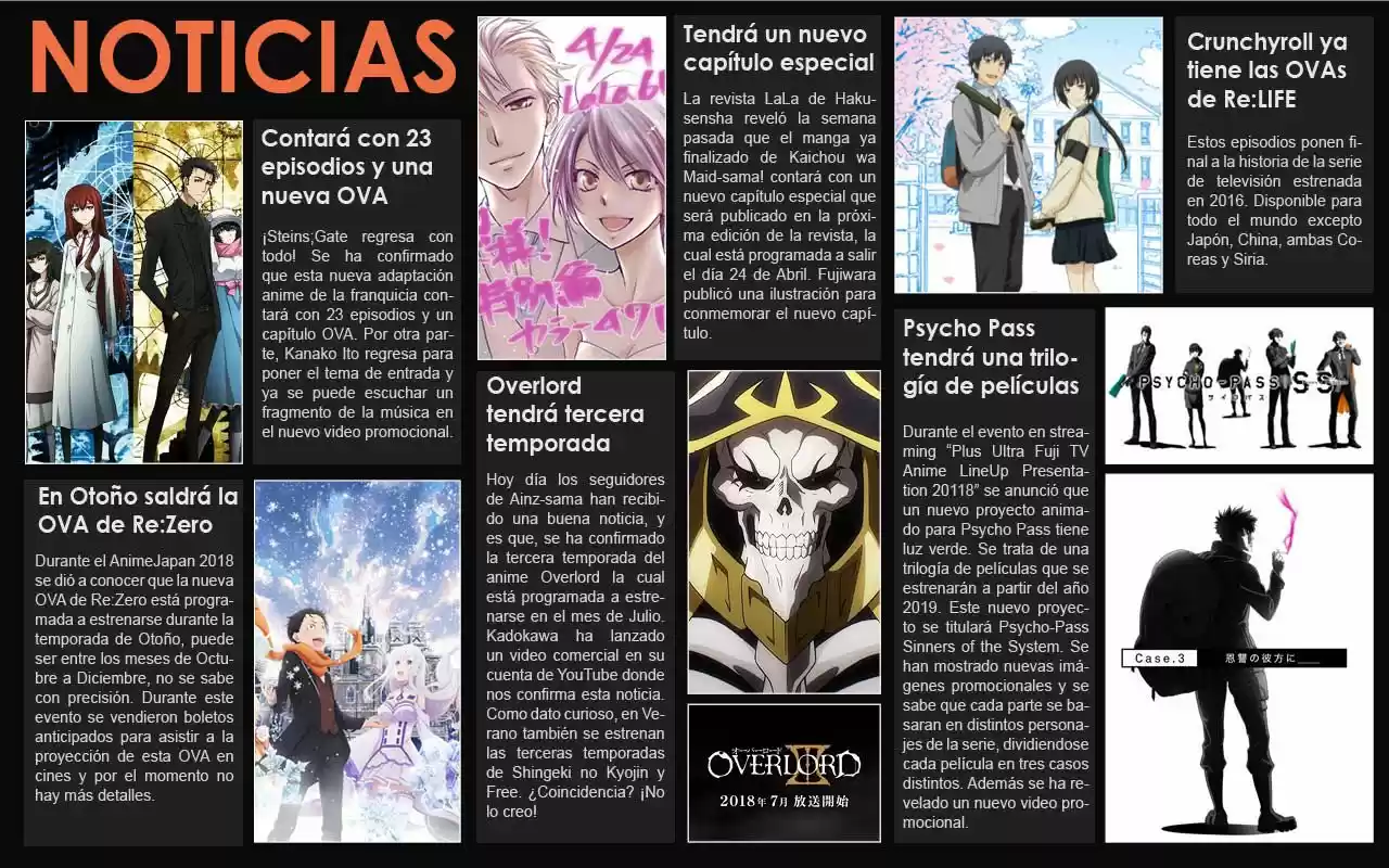 Revista Anime Sama (2018) - Capítulo 3 - Página 4 - LectorTMOo