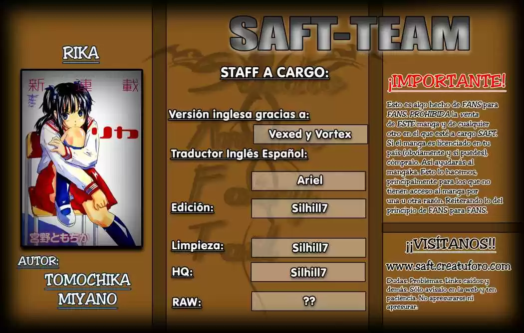 Rika (2016) - Capítulo 11 - Página 1 - LectorTMOo