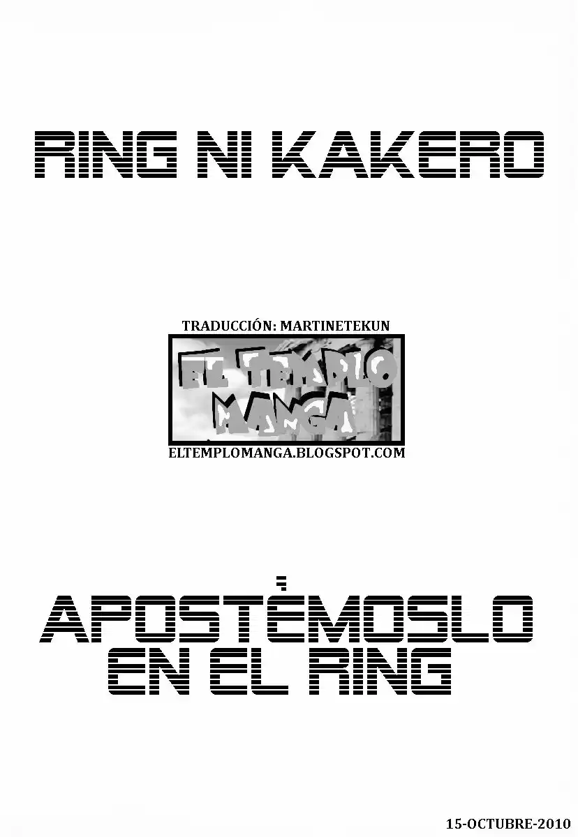 Ring ni Kakero (1977) - Capítulo 0.1 - Página 6 - LectorTMOo