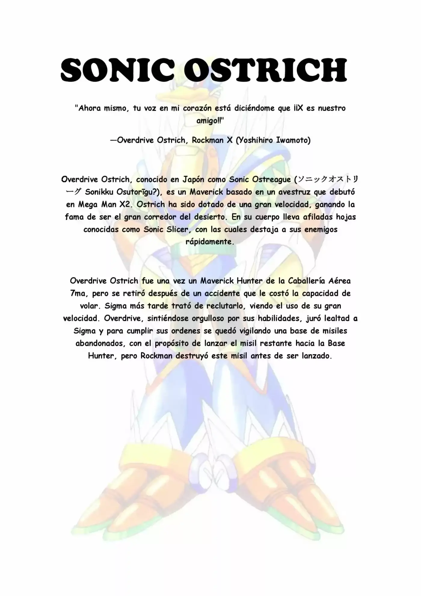 Rockman X2 (1995) - Capítulo 8.5 - Página 2 - LectorTMOo