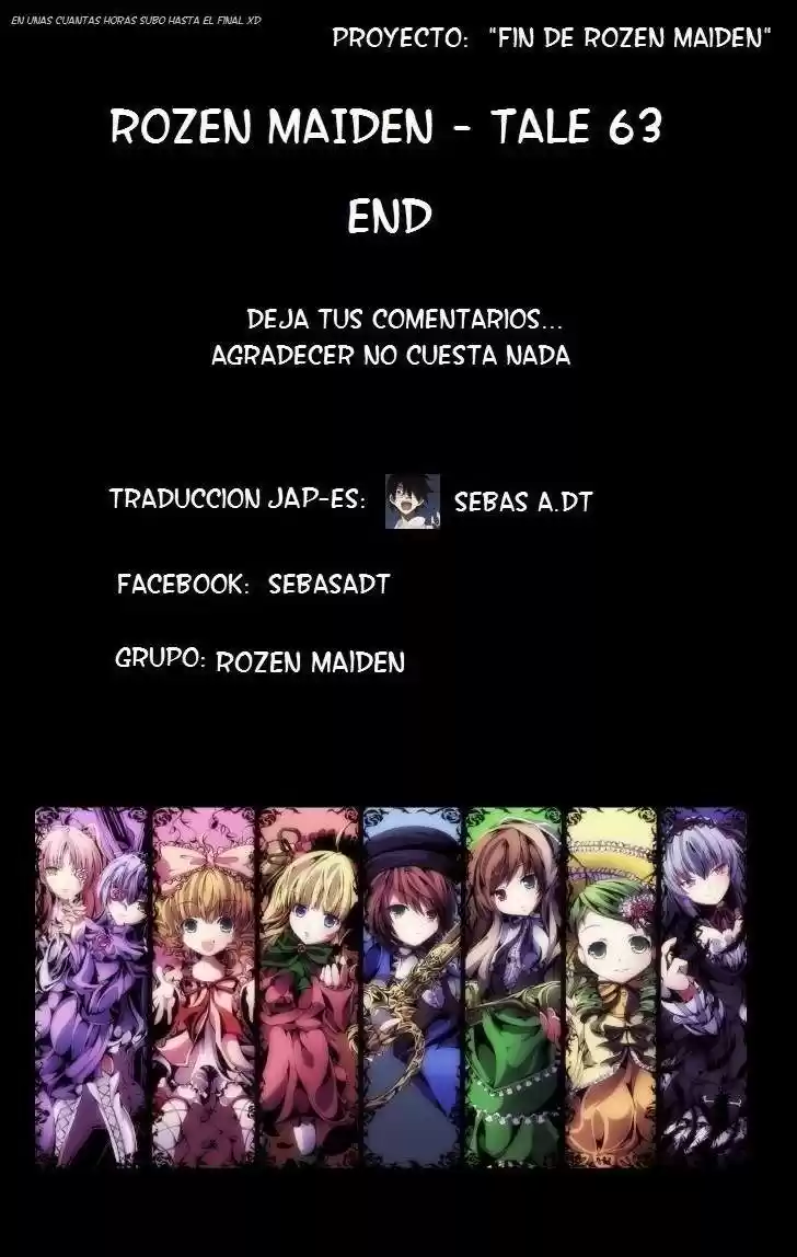 Rozen Maiden Zero (2016) - Capítulo 63 - Página 29 - LectorTMOo