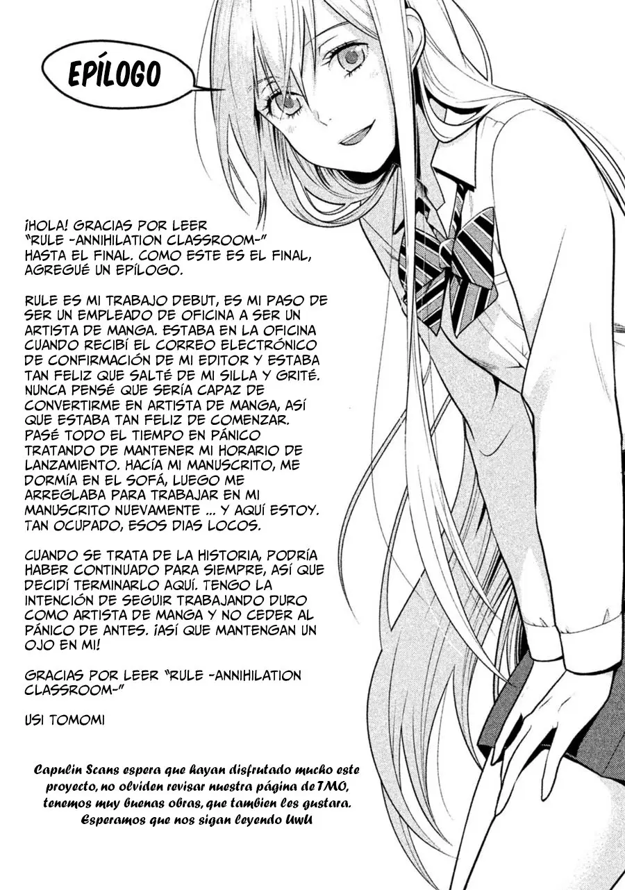 Rule - Shoumetsu Kyoushitsu - (2016) - Capítulo 29 - Página 16 - LectorTMOo