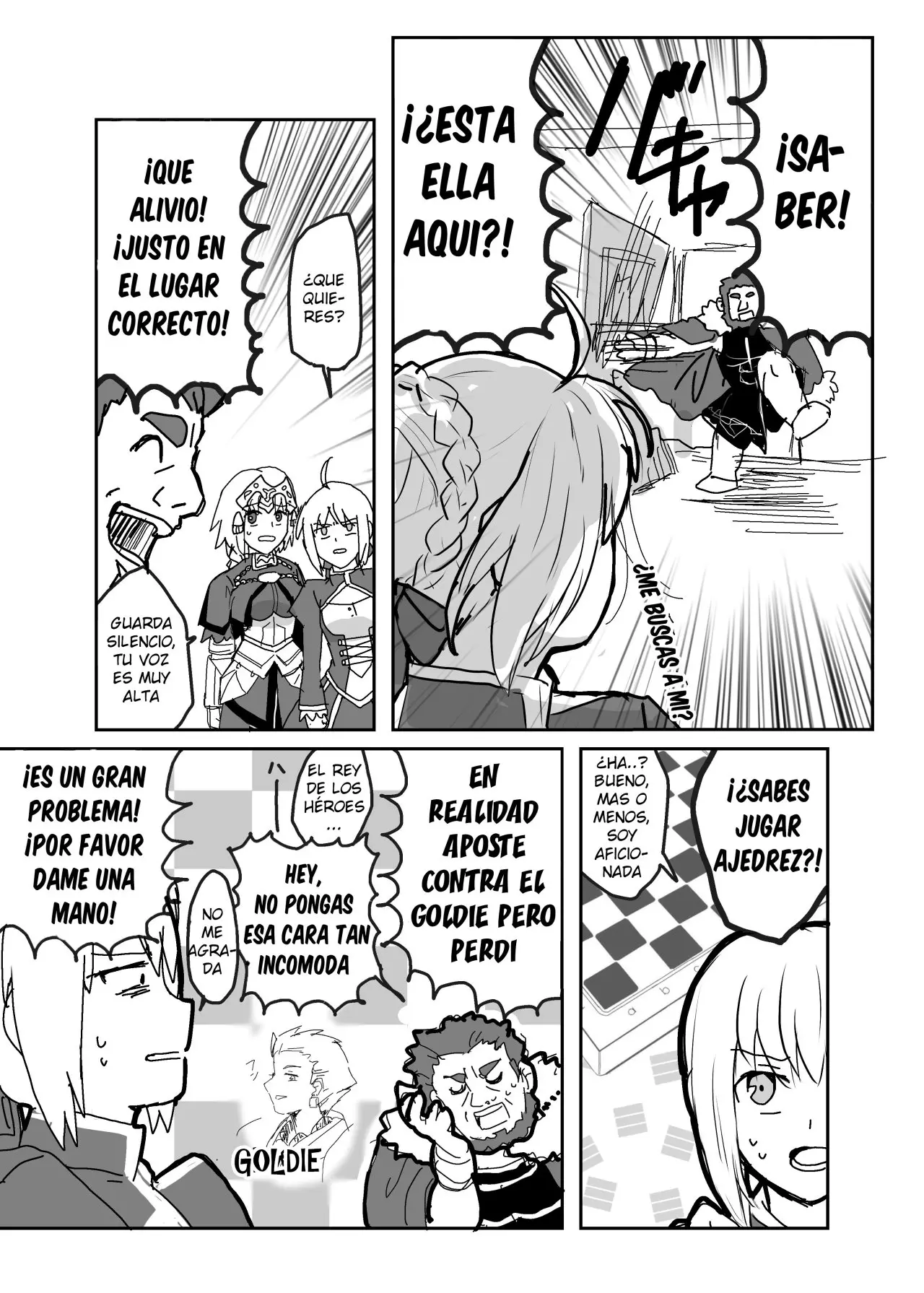 Saber-san ga chesu de iinari ni naru hanashi (2020) - Capítulo 1 - Página 4 - LectorTMOo