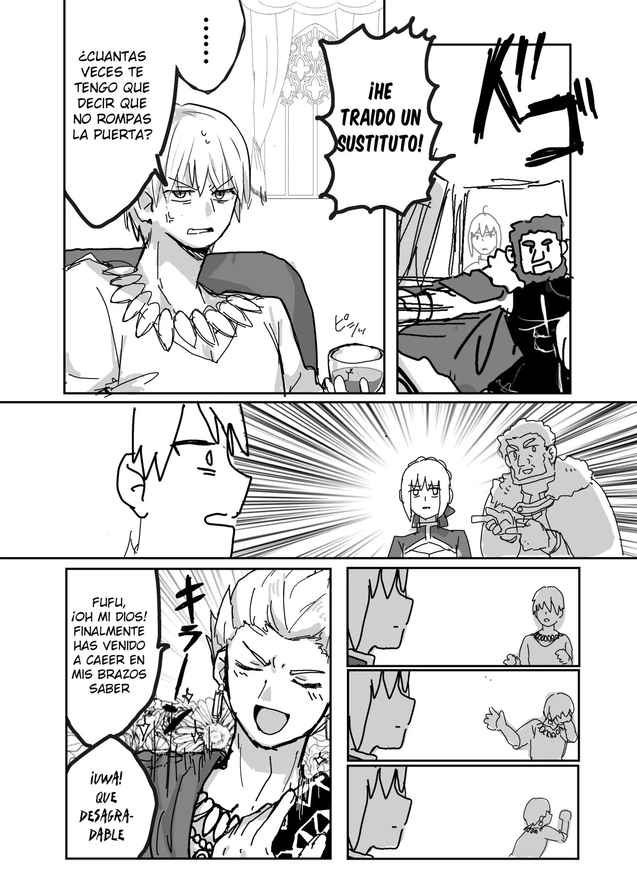 Saber-san ga chesu de iinari ni naru hanashi (2020) - Capítulo 1 - Página 8 - LectorTMOo