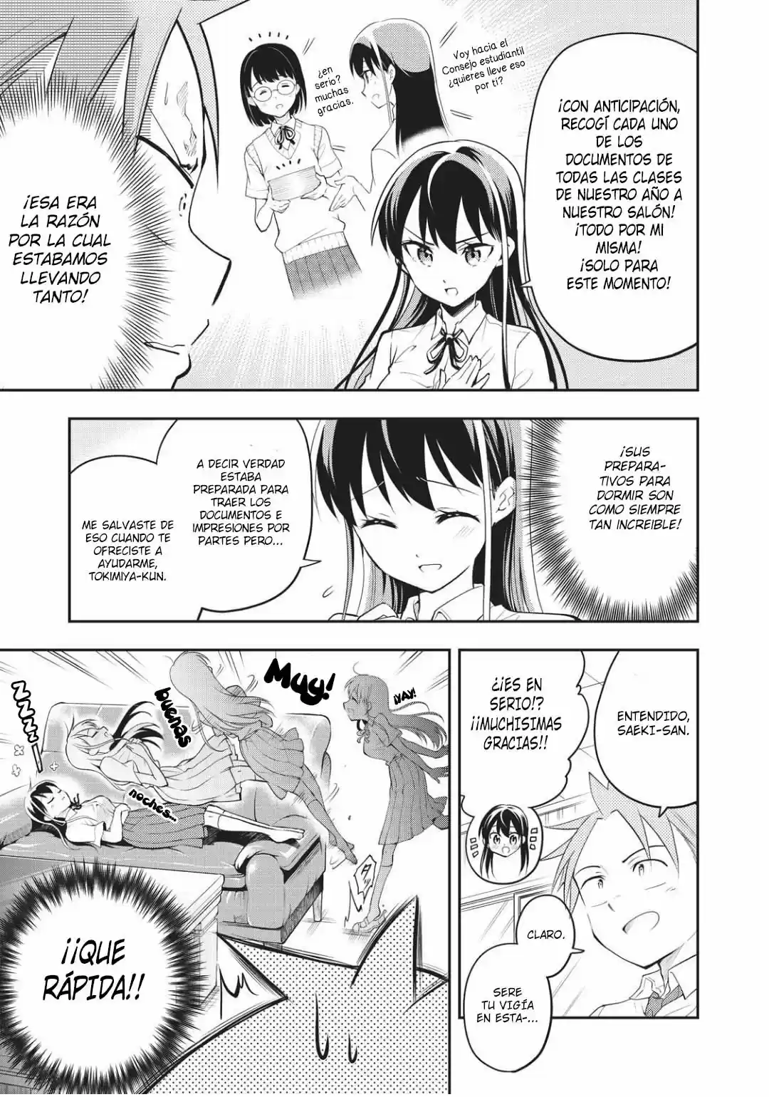 Saeki-san wa Nemutteru (2018) - Capítulo 28 - Página 4 - LectorTMOo