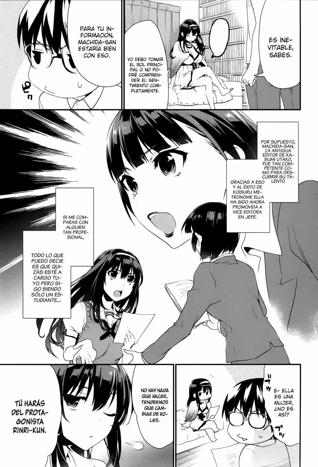 Saenai Kanojo no Sodatekata: Koisuru Metronome (2013) - Capítulo 4 - Página 7 - LectorTMOo