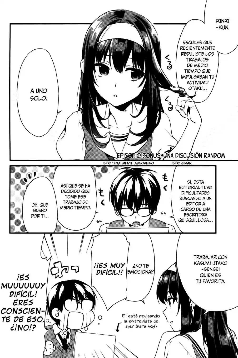 Saenai Kanojo no Sodatekata: Koisuru Metronome (2013) - Capítulo 5.5 - Página 6 - LectorTMOo