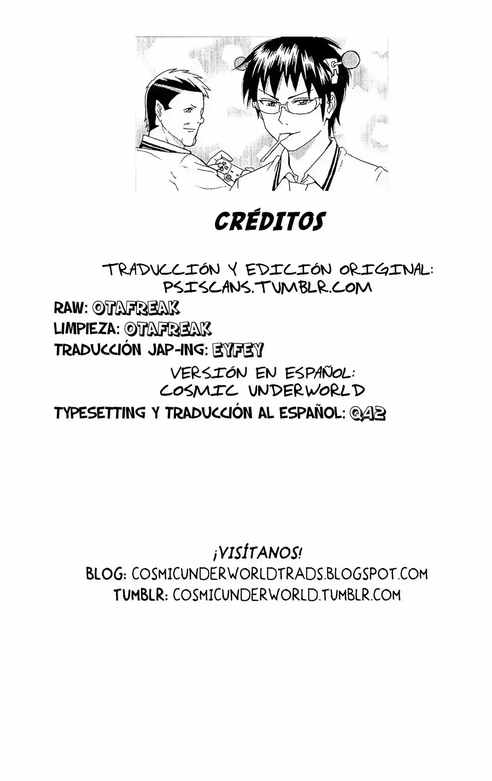 Saiki Kusuo no Psi Nan (2012) - Capítulo 0.2 - Página 1 - LectorTMOo