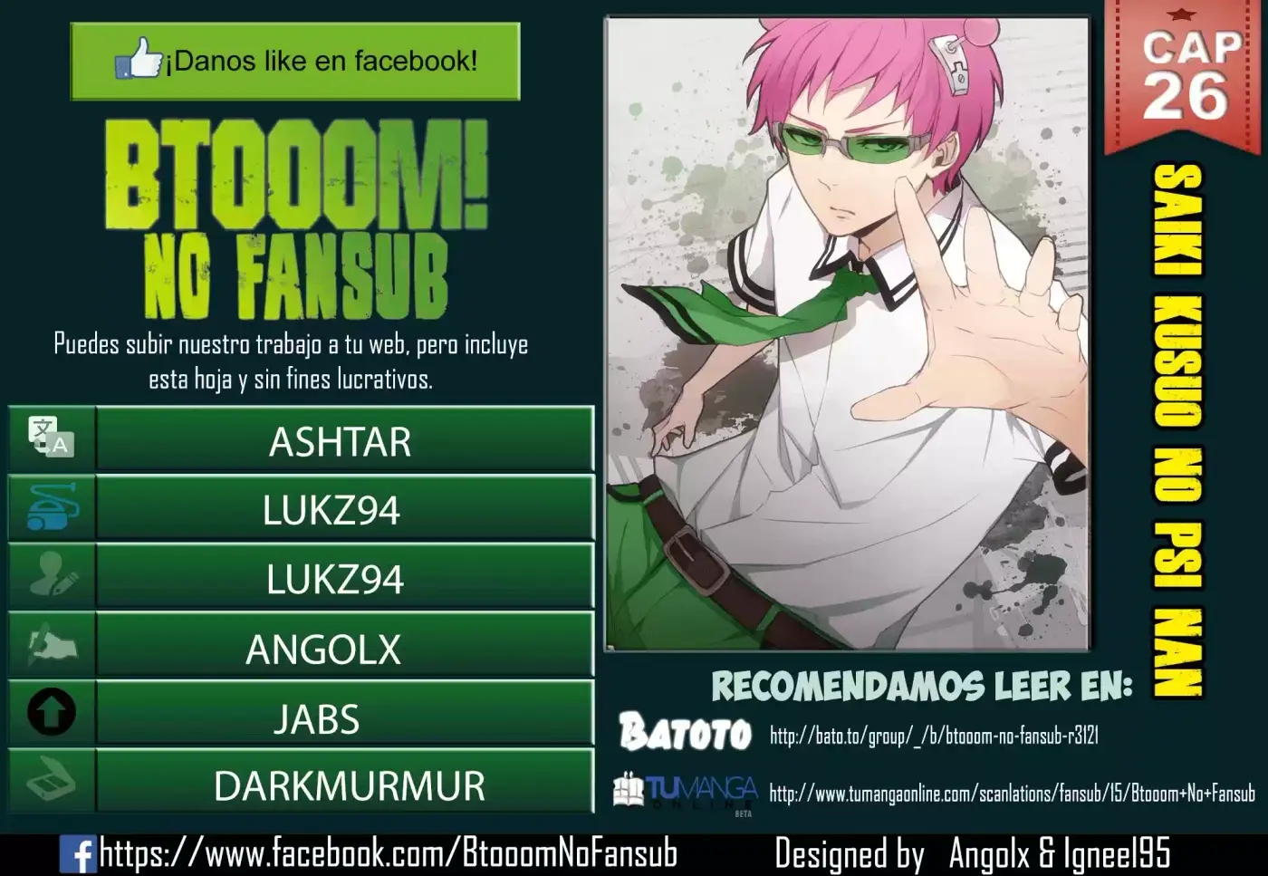 Saiki Kusuo no Psi Nan (2012) - Capítulo 26 - Página 1 - LectorTMOo