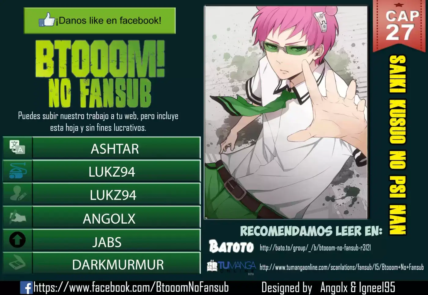 Saiki Kusuo no Psi Nan (2012) - Capítulo 27 - Página 1 - LectorTMOo