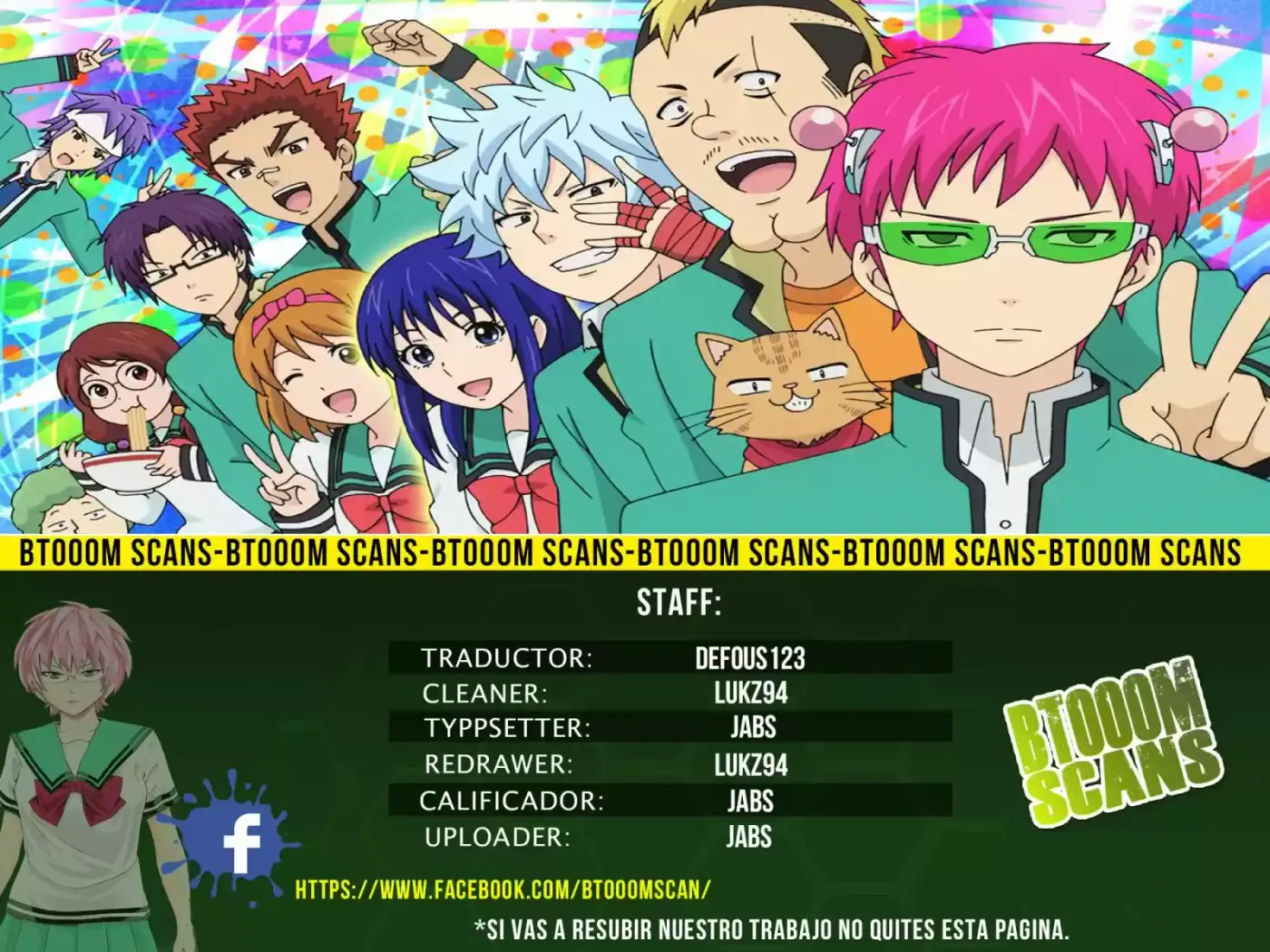 Saiki Kusuo no Psi Nan (2012) - Capítulo 75 - Página 1 - LectorTMOo