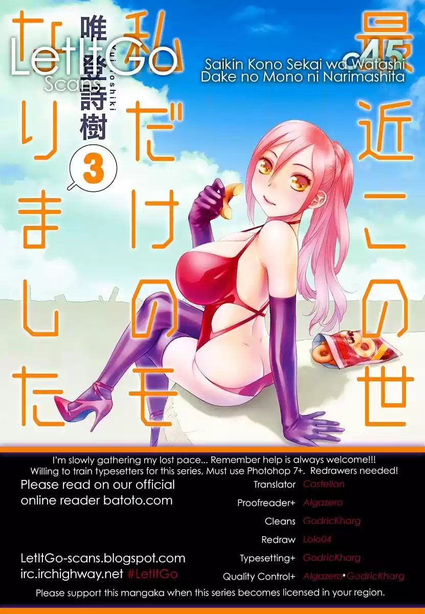 Saikin Kono Sekai wa Watashi dake no Mono ni Narimashita (2012) - Capítulo 45 - Página 11 - LectorTMOo