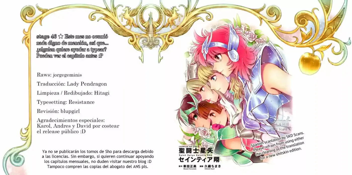 Saint Seiya Saintia Sho (2013) - Capítulo 46 - Página 1 - LectorTMOo