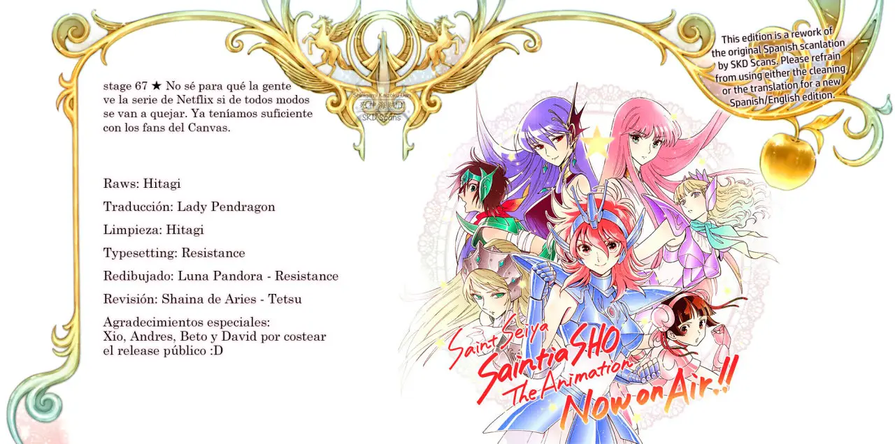 Saint Seiya Saintia Sho (2013) - Capítulo 67 - Página 1 - LectorTMOo