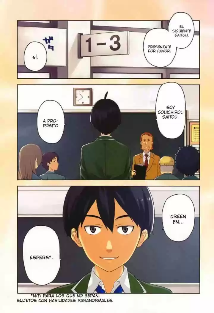 Saitou-kun wa Esper Rashii (2011) - Capítulo 1 - Página 3 - LectorTMOo