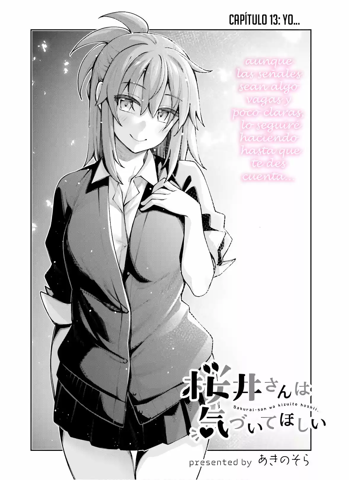 Sakurai-San Wa Kizuite Hoshii (2019) - Capítulo 13 - Página 8 - LectorTMOo