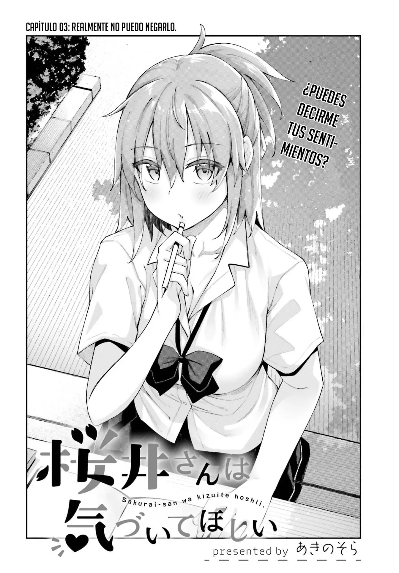 Sakurai-San Wa Kizuite Hoshii (2019) - Capítulo 3 - Página 4 - LectorTMOo