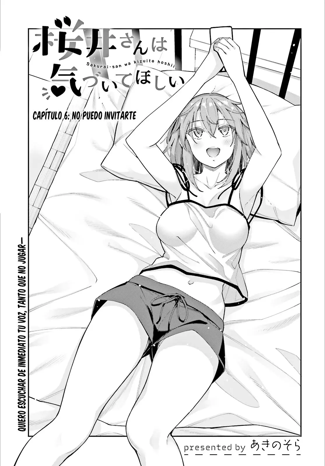 Sakurai-San Wa Kizuite Hoshii (2019) - Capítulo 6 - Página 3 - LectorTMOo