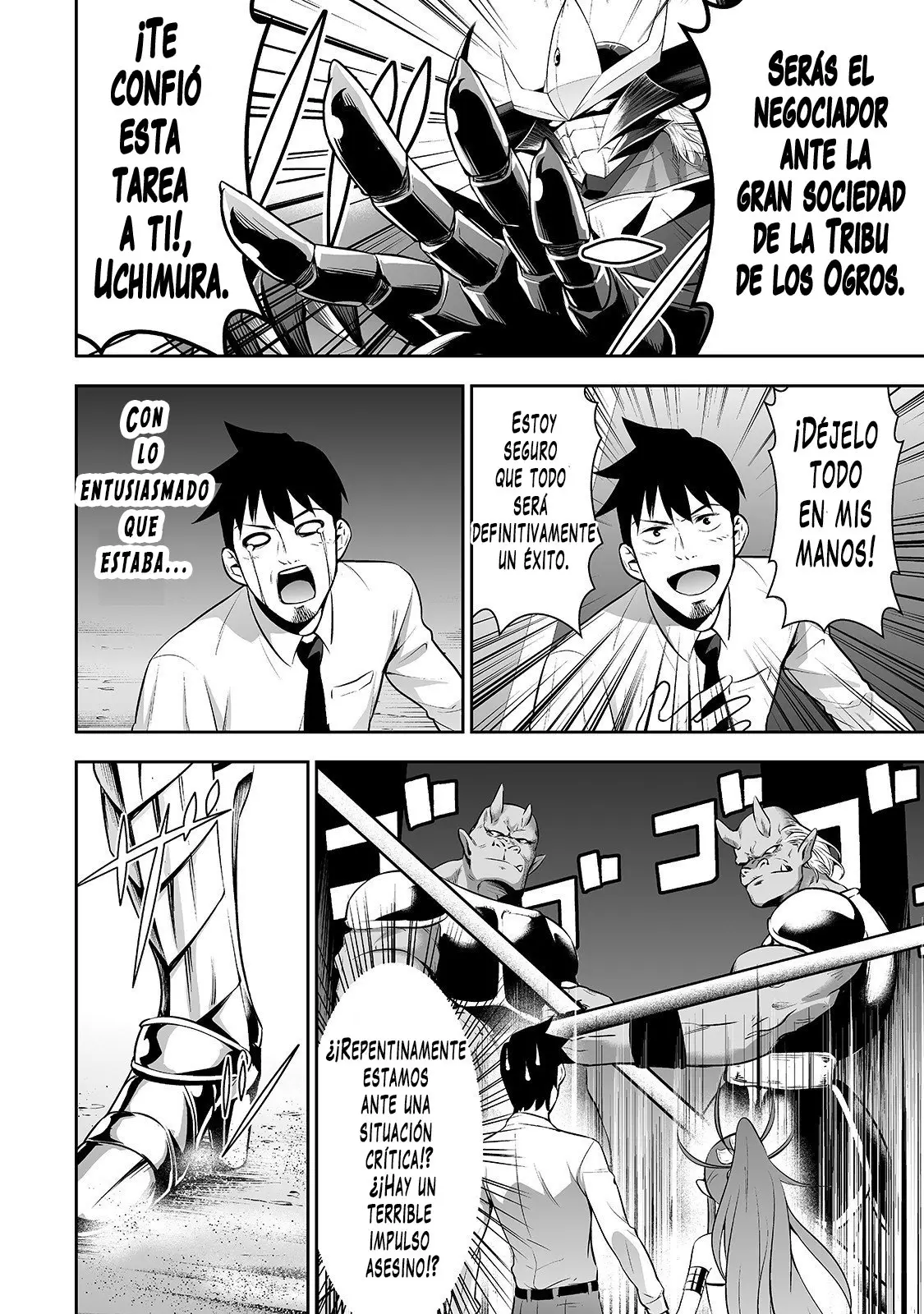 Salaryman ga isekai ni ittara shitennou ni natta hanashi (2019) - Capítulo 4 - Página 5 - LectorTMOo