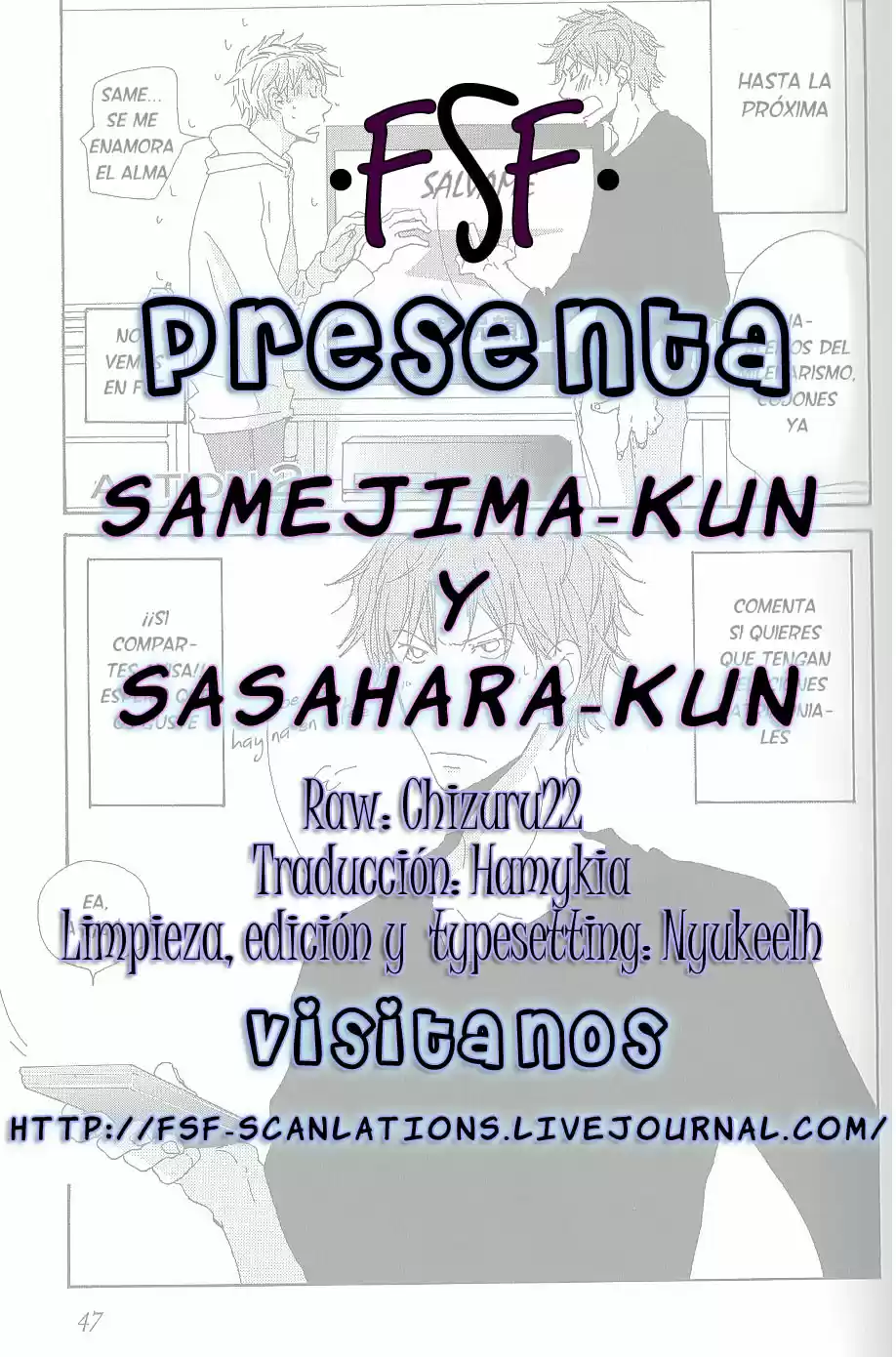 Samejima-kun to Sasahara-kun (2016) - Capítulo 1 - Página 1 - LectorTMOo
