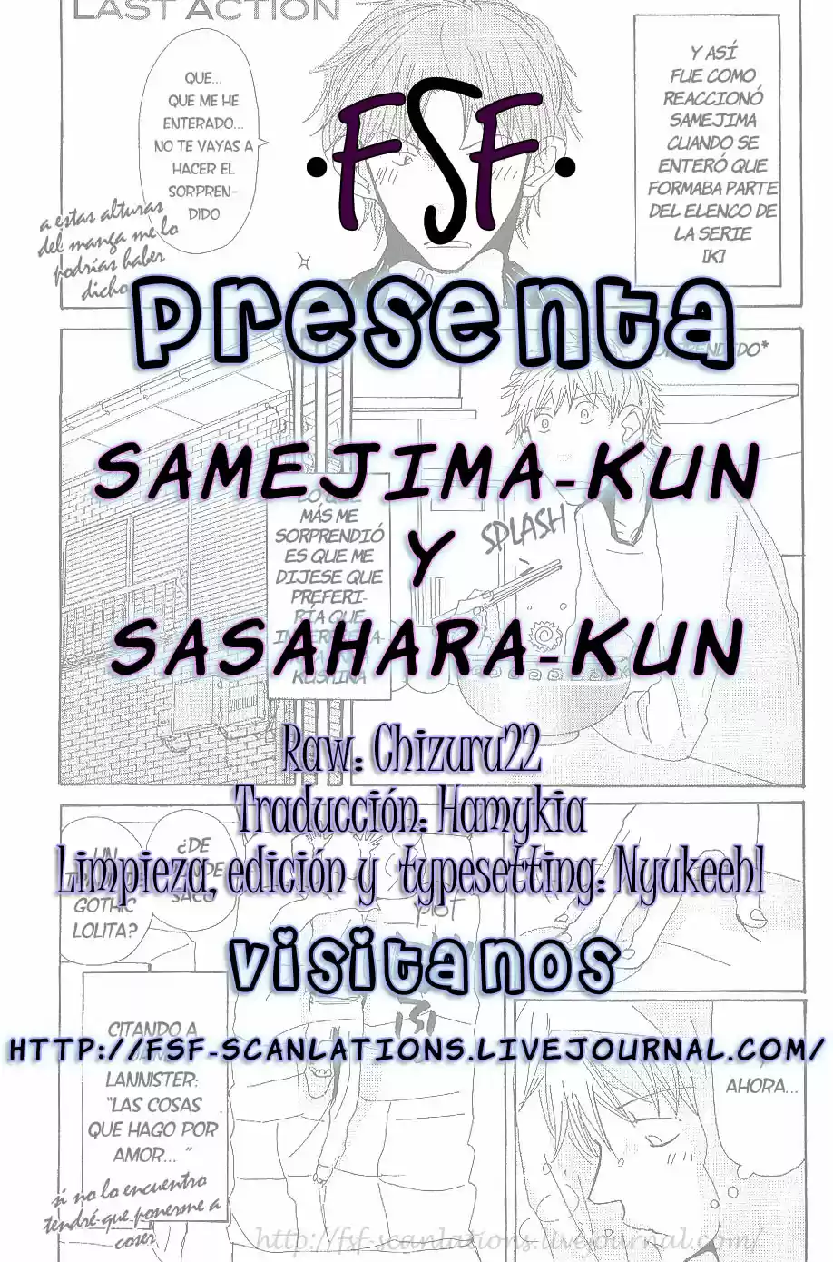 Samejima-kun to Sasahara-kun (2016) - Capítulo 6 - Página 1 - LectorTMOo