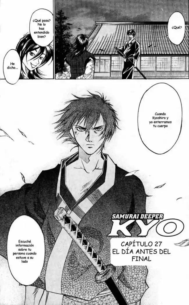 Samurai Deeper Kyo (1999) - Capítulo 27 - Página 1 - LectorTMOo