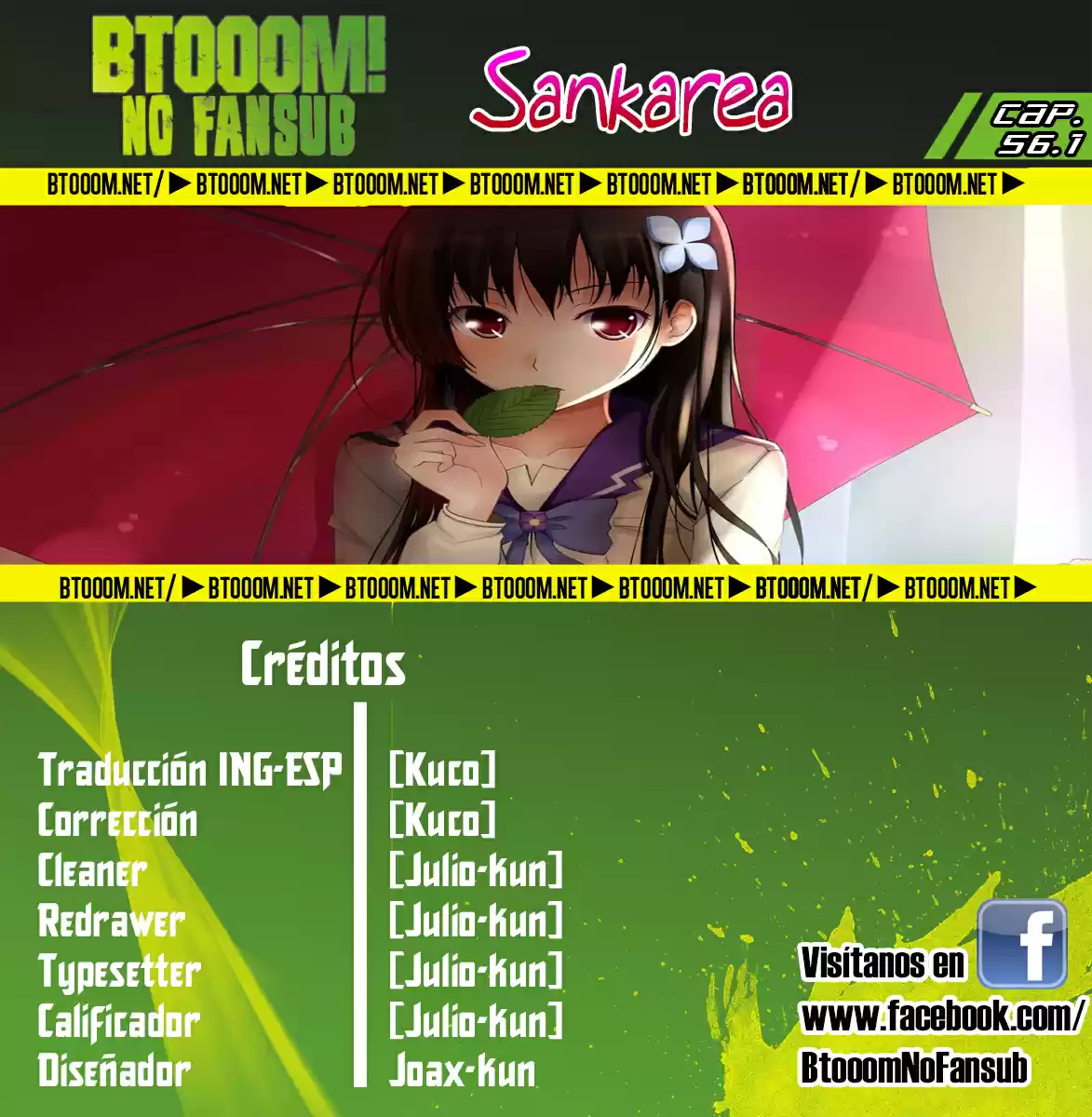 Sankarea: Undying Love (2009) - Capítulo 56.01 - Página 1 - LectorTMOo