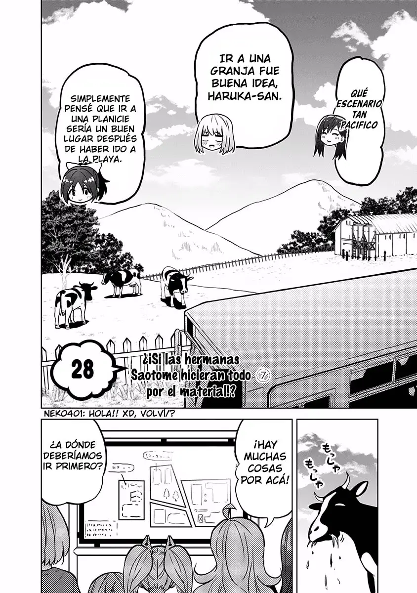 Saotome Shimai wa Manga no tame nara!? (2018) - Capítulo 28 - Página 11 - LectorTMOo