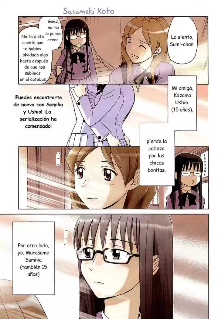 Sasameki Koto (2007) - Capítulo 3 - Página 1 - LectorTMOo