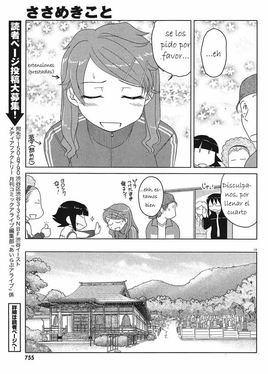 Sasameki Koto (2007) - Capítulo 50 - Página 13 - LectorTMOo